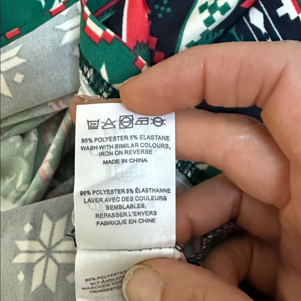 Festive Patterned Pajama Set - image 5